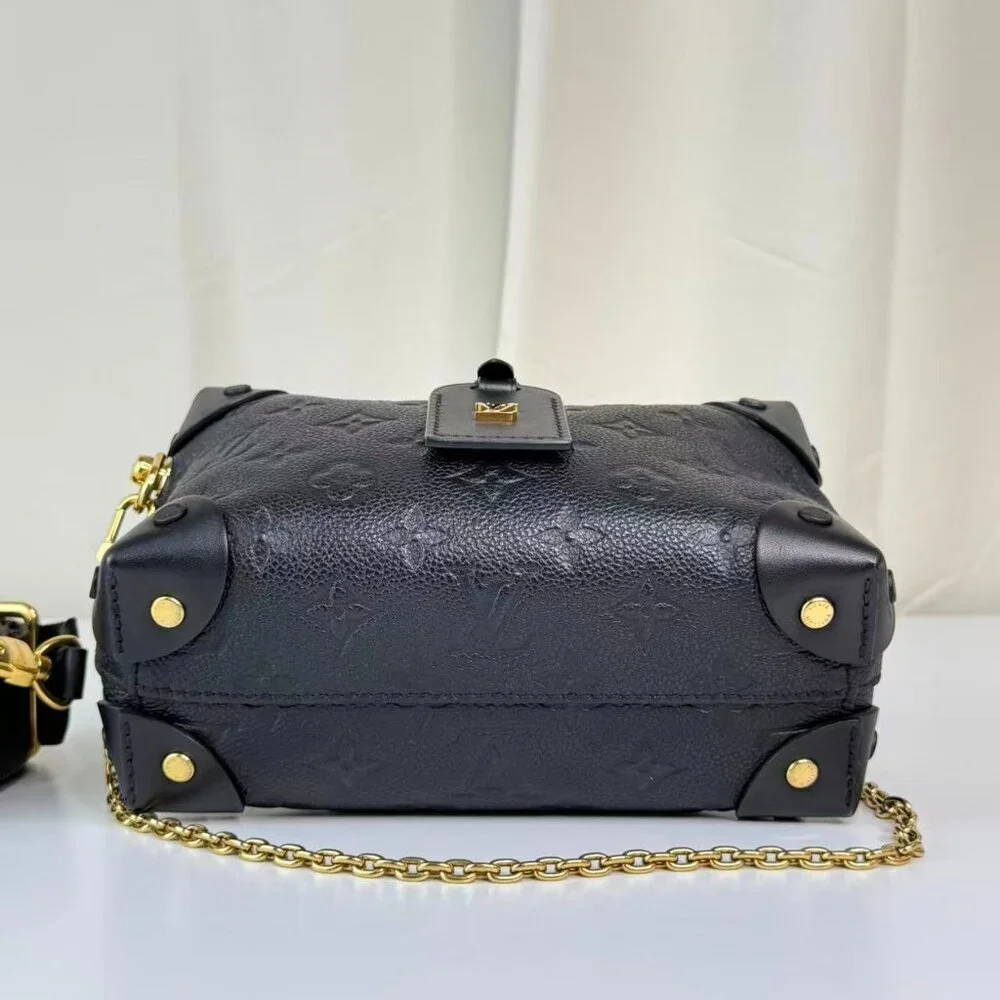 Louis Vuitton Black Empreinte Leather Shoulder Bag Crossbody - Picture 6 of 9